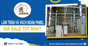 Bảng giá trần và vách ngăn Panel tại Thủ Đức -【SALE – 20%】
