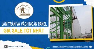 Bảng giá trần và vách ngăn Panel tại Thuận An -【SALE – 20%】