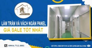 Bảng giá trần và vách ngăn Panel tại TpHCM -【SALE – 20%】